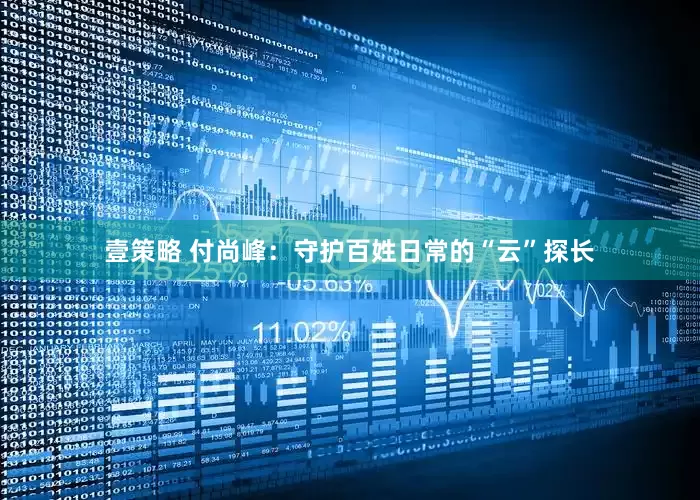 壹策略 付尚峰：守护百姓日常的“云”探长