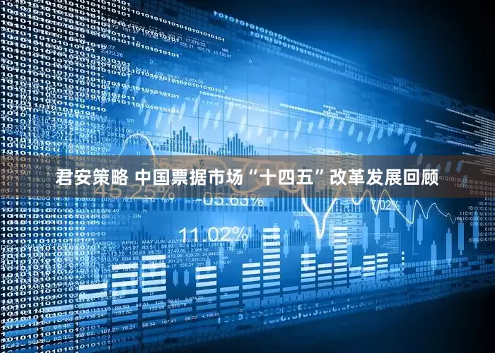 君安策略 中国票据市场“十四五”改革发展回顾
